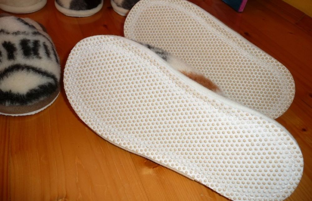Foto Našuchovacie papuče kombinované / protišmyková podrážka