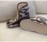 Foto Vlnené papuče vysoké vzorované / protišmyková podrážka
